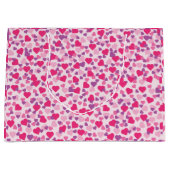Roze Hartjes Lieve Tas Large Cadeautasje (Voorkant)