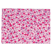Roze Hartjes Lieve Tas Large Cadeautasje (Achterkant)