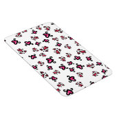 Roze Hartjes Patroon – Cute Doodle Design Magneet (Rechterzijde)