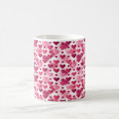 Roze Hartjes Patroon Koffiemok (Center)