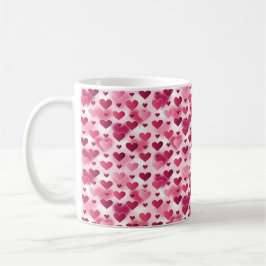 Roze Hartjes Patroon Koffiemok