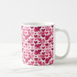 Roze Hartjes Patroon Koffiemok