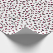Roze Hartjes Patroon – Mooie Krabbel Design Cadeaupapier (Hoek)