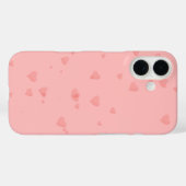 Roze Hartjes Telefoonhoes Case-Mate iPhone Case (Achterkant (horizontaal))