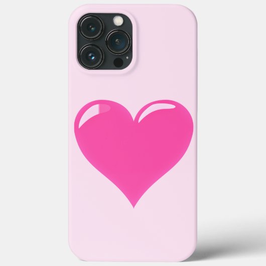 Roze hartliefde Case-Mate iPhone case (Achterkant)