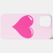 Roze hartliefde Case-Mate iPhone case (Achterkant (horizontaal))