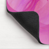 Roze hartlijn muismat (Hoek)