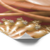 Roze hartontwerp poster (Hoek)