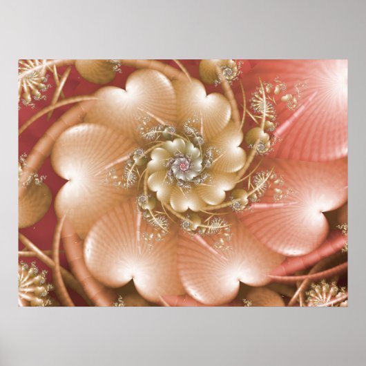 Roze hartontwerp poster (Voorkant)