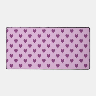 Roze hartpatroon bureaumat