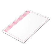 ROZE HARTQUILT 11x8,5 Notitieblok (Schuin)