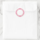 ROZE HARTQUILT 1,5" ronde mat Stickers (Tas)