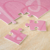 Roze hartritme legpuzzel (Zijkant)