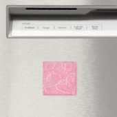 Roze hartritme magneet (Insitu (Vaatwasser))