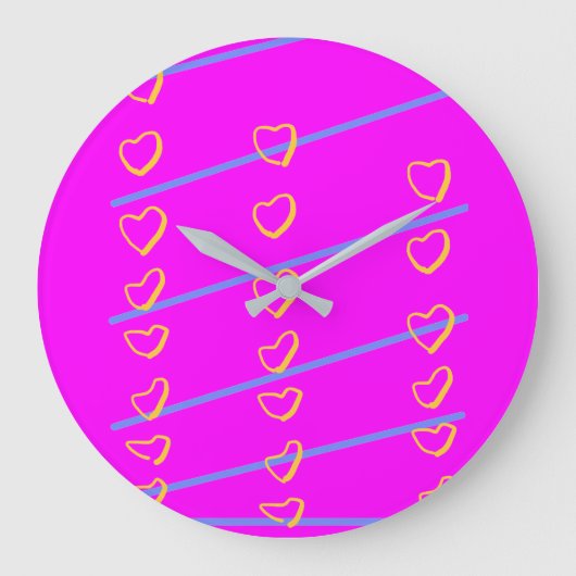 Roze Hartrol Grote Klok (Voorkant)