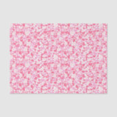 Roze hartsatroon - 10 lb papier, wit tissuepapier (Voorkant)