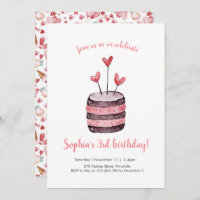 Roze hartslag uitnodiging tot het roze maken