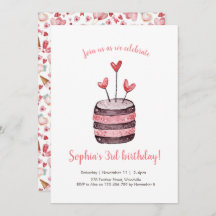 Roze hartslag uitnodiging tot het roze maken