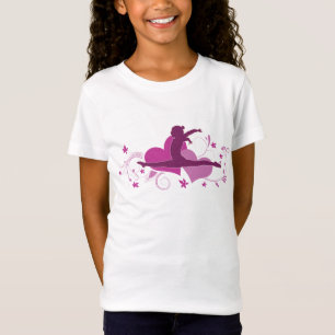 Roze hartspier t-shirt