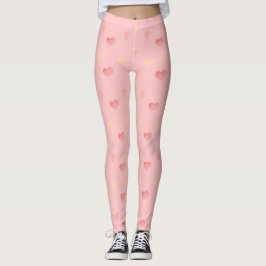 Roze hartstilstand Leggings