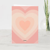 Roze hartswoning Lesbian Couple Valentijnsdag Love Kaart (Achterkant)