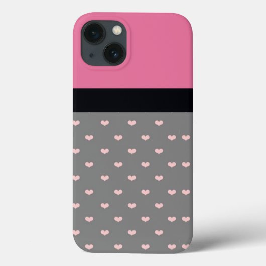 Roze hartverwarmingstoestel in Pad-luchttas Case-Mate iPhone Case (Achterkant)