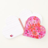 Roze hartvormig notitieboek (Binnen)