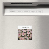 Roze Hartvormige Koekjes Magneet (Insitu (Vaatwasser))