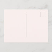 Roze hartzonnebril liefde briefkaart (Achterkant)