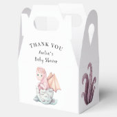 Roze Hatching Dragon Dank u Bedankdoosjes (Geopend)