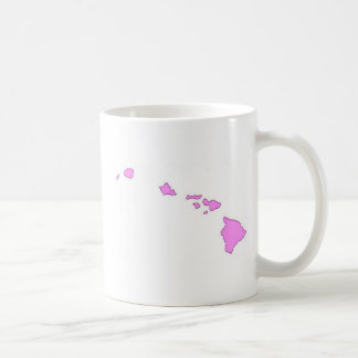 roze hawaïaans eiland koffiemok
