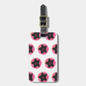 Roze Hawaïaans ventilator Bagagelabel (Voorkant verticaal)