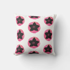 Roze Hawaïaans ventilator Kussen