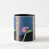 Roze Hawaii Plumeria Bloem Mok (Midden)