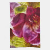 Roze Hawaiiaanse geschilderde Hibiscus Theedoek (Verticaal)