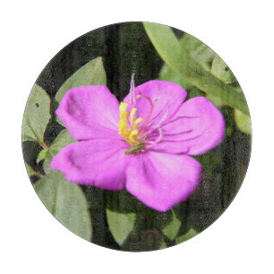 Roze Hawaiiaanse Plumeria Poster Nep Canvas Print  Snijplank
