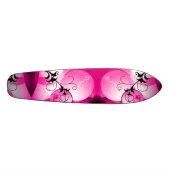 Roze Hawaiian Sunrise Cruiser Custom Pro Long Skateboard (Horizontaal)
