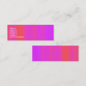 Roze Haze Mini Visitekaartje (Voorkant / Achterkant)