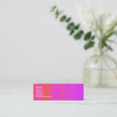 Roze Haze Mini Visitekaartje (Staand voorkant)
