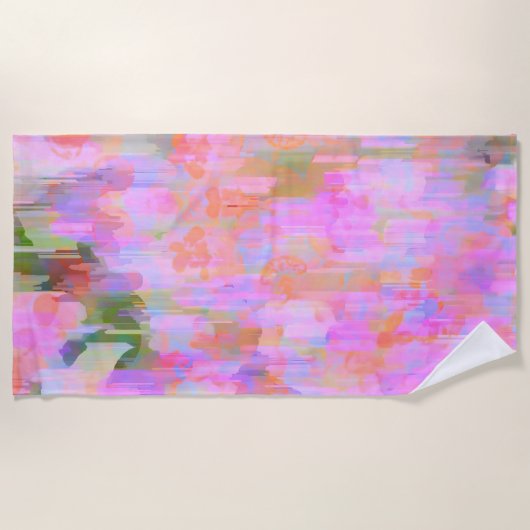 Roze Haze Strandlaken (Voorkant)