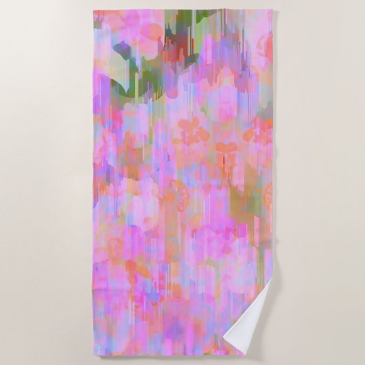 Roze Haze Strandlaken (Voorkant)