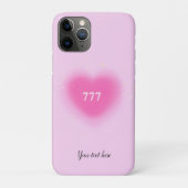  Roze Heart Aesthetisch Angel-nummer 777 Case-Mate iPhone Case (Achterkant)