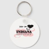 Roze Heart Indiana Sleutelhanger (Voorkant)