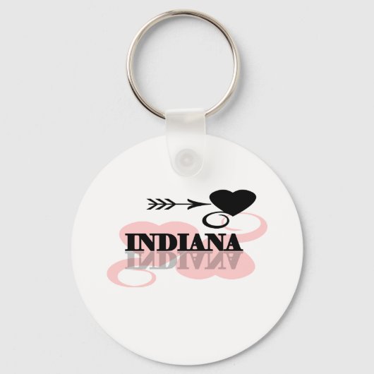 Roze Heart Indiana Sleutelhanger (Voorkant)