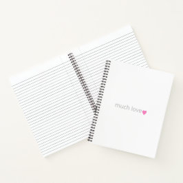 Roze Heart Journal Notitieboek
