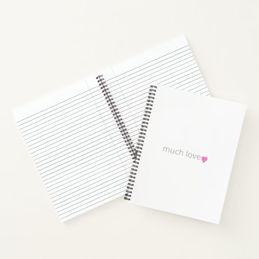 Roze Heart Journal Notitieboek (Binnen)
