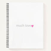 Roze Heart Journal Notitieboek (Voorkant)