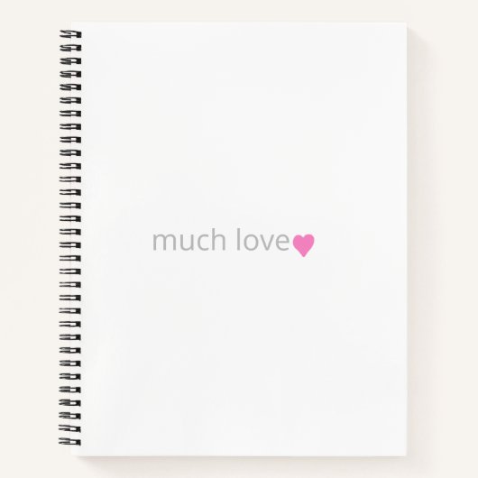 Roze Heart Journal Notitieboek (Voorkant)