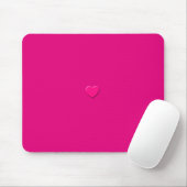 Roze Heart Mausepad Muismat (Met muis)