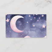 Roze Heaven Verzonden Luier Raffle Enclosure Kaart (Achterkant)